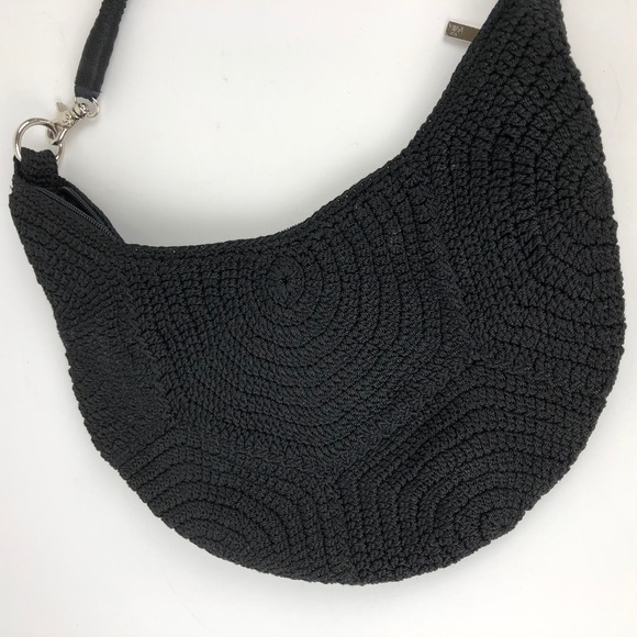 NEW THE SAK Crochet Shoulder Handbag Hobo Ryder - Picture 2 of 6